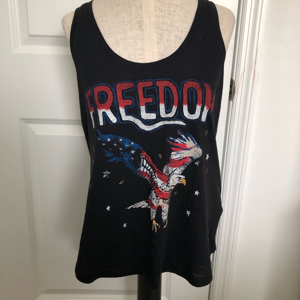 Rock & Republic Freedom Graphic Tank